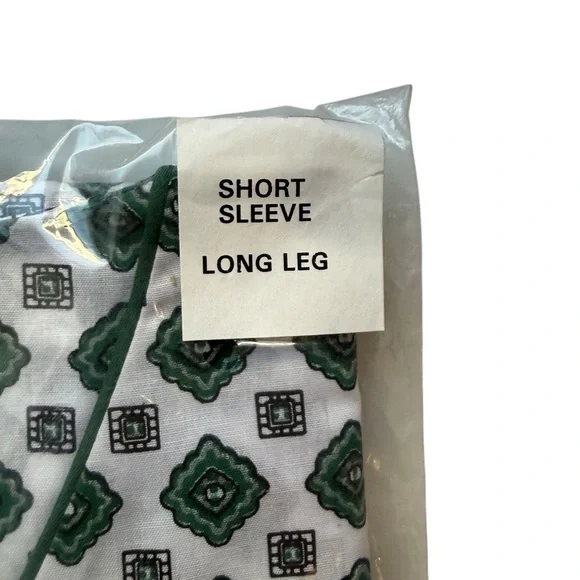 Vintage Botany 500 Boy 2 Piece Pajama Set Size 15/16 NWT Short Sleeve Pants - Picture 4 of 6